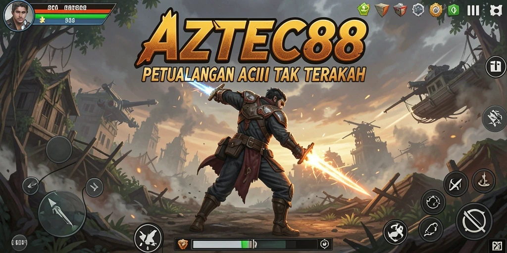 Tampilan gameplay menegangkan di AZTEC88 dengan aksi luar biasa.