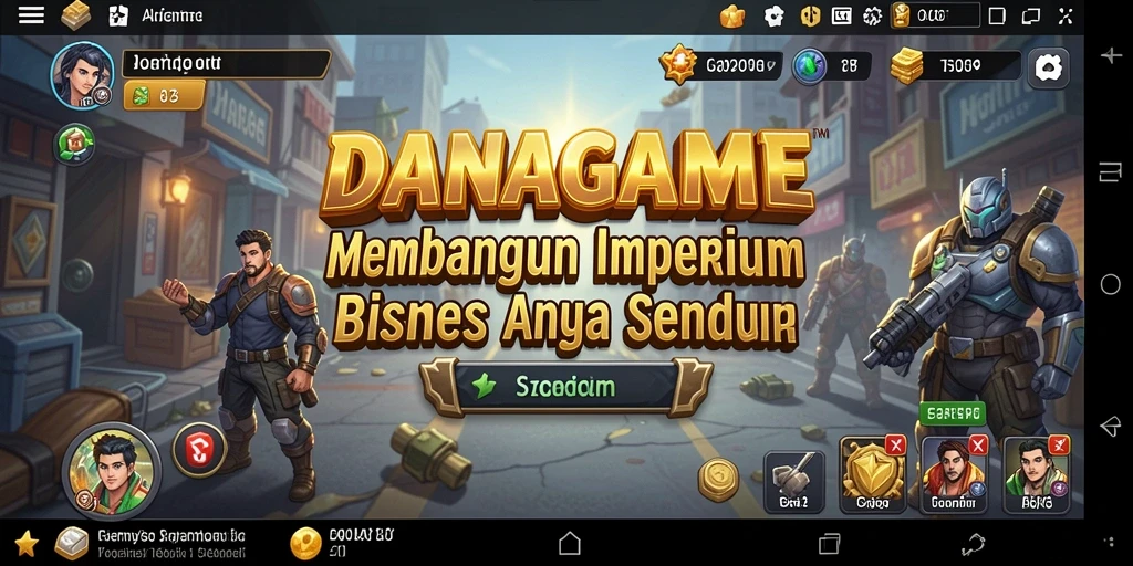 Tampilan gameplay menarik di dunia bisnis Tycoon.