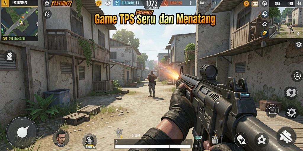 Tangkapan layar gameplay FASTWIN77 menampilkan aksi pertempuran yang intens.