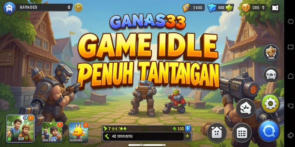 Tampilan gameplay seru dan menawan dalam GANAS33, game Idle yang memikat.