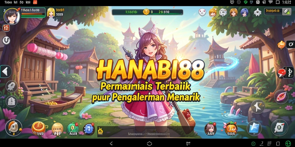 Tampilan gameplay <strong>HANABI88</strong> yang menakjubkan dengan berbagai aktivitas simulasi.