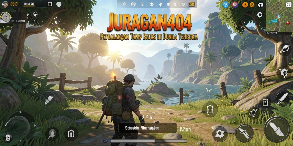 Screenshot gameplay <strong>JURAGAN404</strong> menampilkan petualangan seru di dunia terbuka.