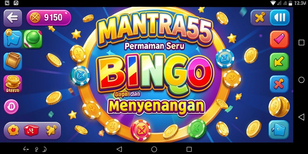 Tampilan gameplay yang seru dari game Bingo MANTRA55.