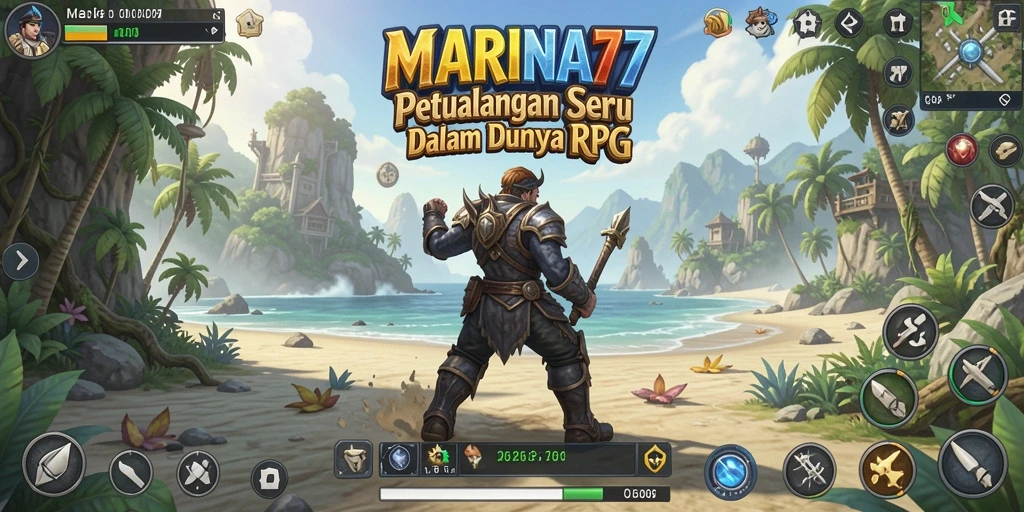 Tampilan menakjubkan dari gameplay RPG MARINA77.