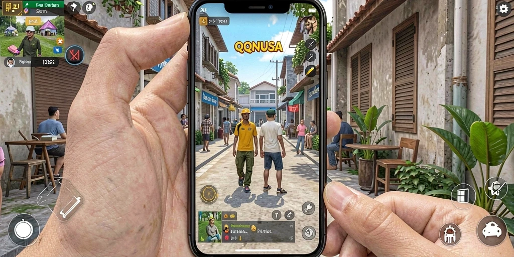 Gameplay QQNUSA yang menarik dengan berbagai pilihan interaksi.