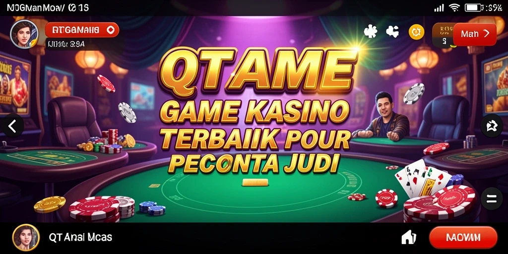 Tangkapan layar QTGAME menampilkan suasana permainan Kasino yang seru dan menarik.