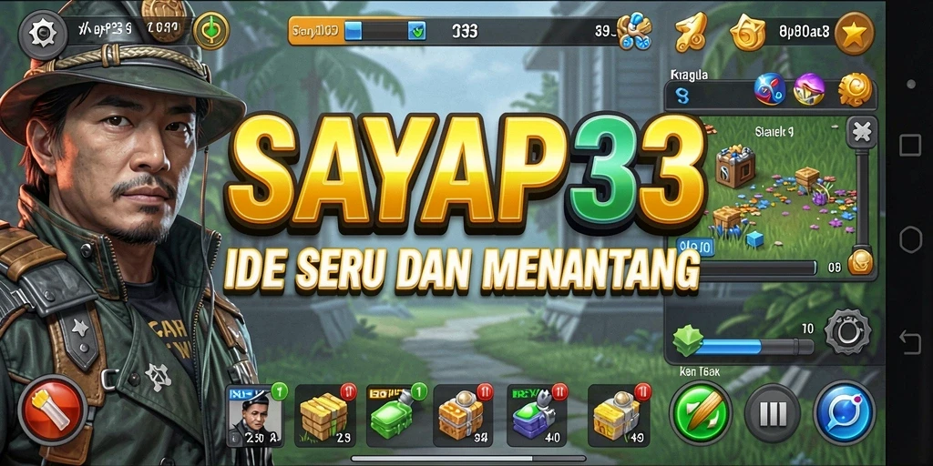 Tampilan gameplay SAYAP33 yang menarik dan santai.