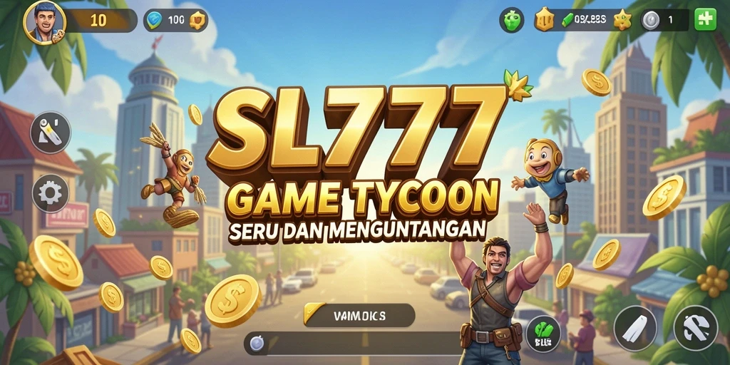 Tampilan menarik dari gameplay SL777 yang menggambarkan manajemen bisnis.