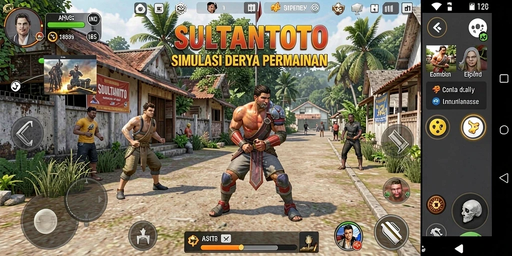 Screenshot SULTANTOTO menampilkan gameplay menarik dalam simulasi.