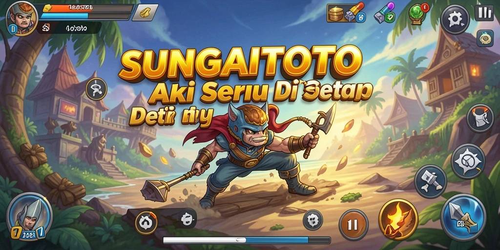 Tampilan gameplay mendebarkan dari SUNGAITOTO yang penuh aksi.