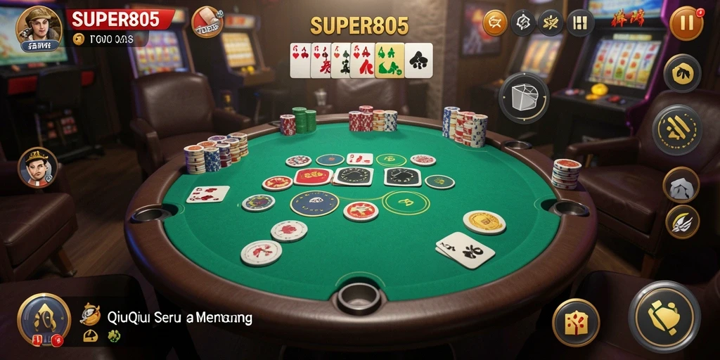 Gameplay SUPER805 yang menegangkan dan mendebarkan.
