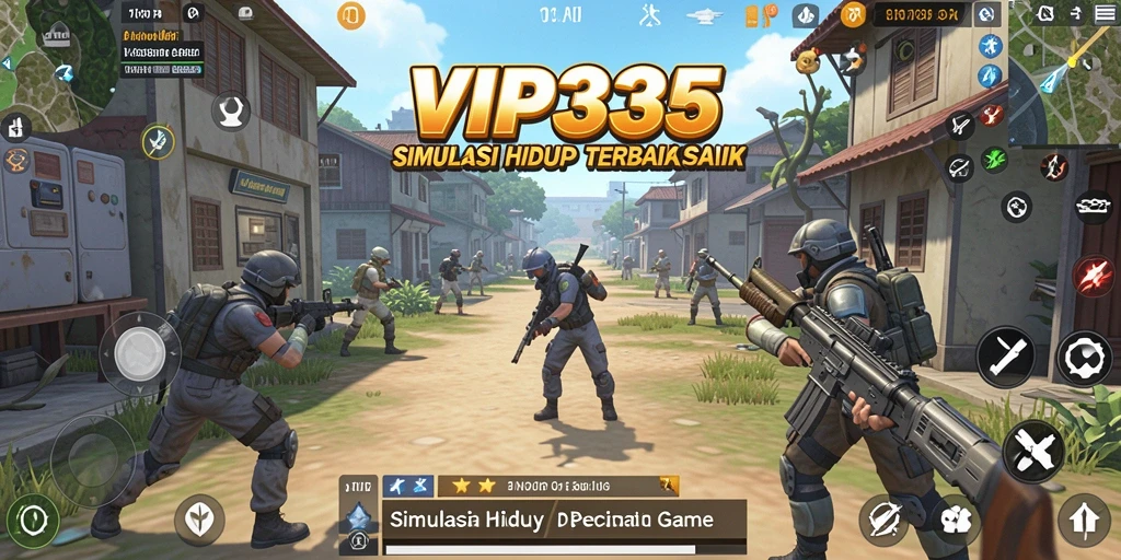 Screenshot gameplay VIP333 yang menampilkan simulasi kehidupan yang realistis.