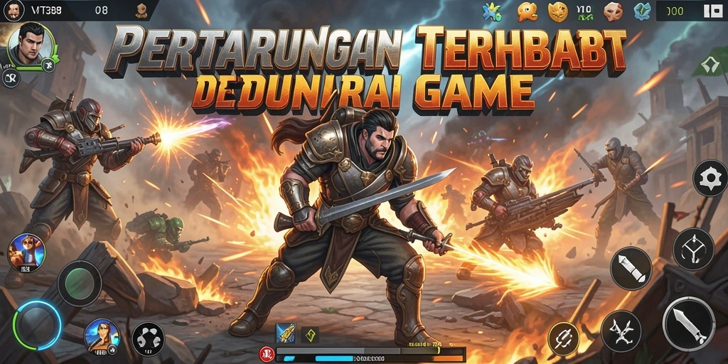 Screenshot memperlihatkan aksi pertarungan yang mendebarkan di VT38.