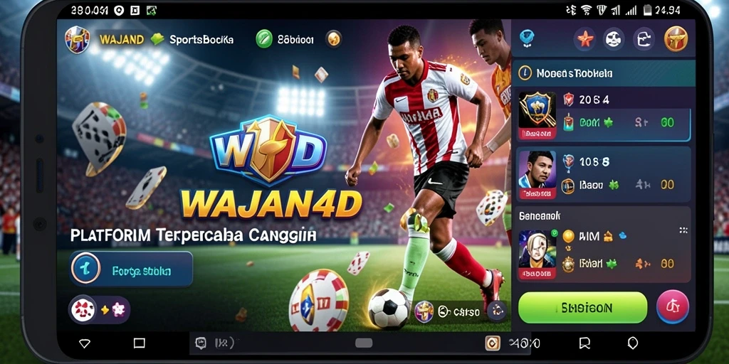 Tampilan menarik dari gameplay Sportsbook WAJAN4D yang mendebarkan.