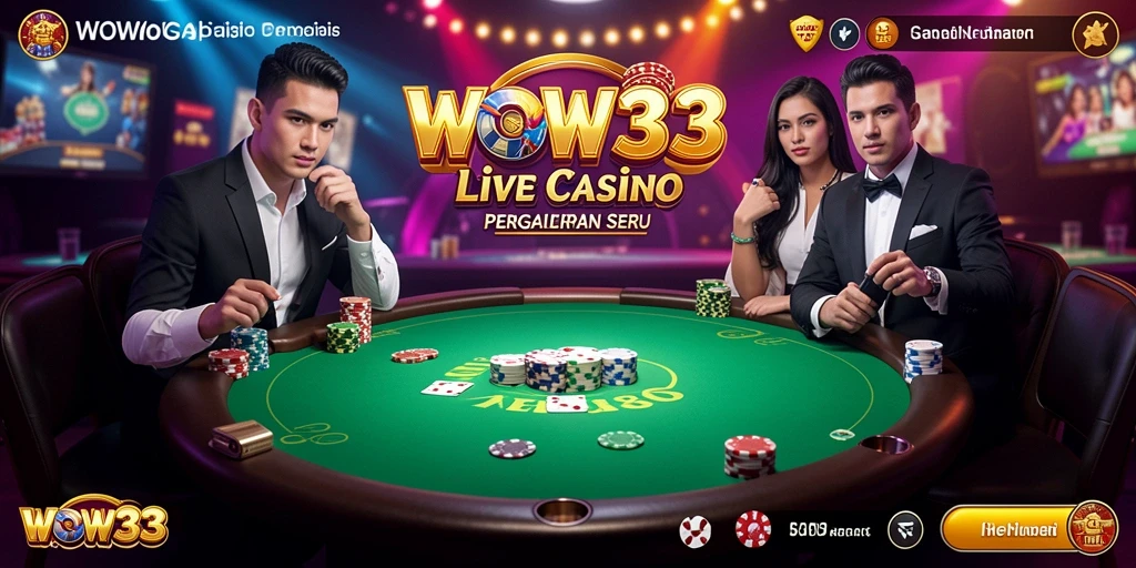 Tampilan gameplay menarik dari aplikasi Live Casino WOW33.